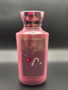 Bath & Body Works Twisted Peppermint Body Lotion - Pink